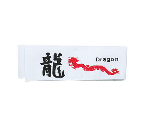 Headband, Dragon, White