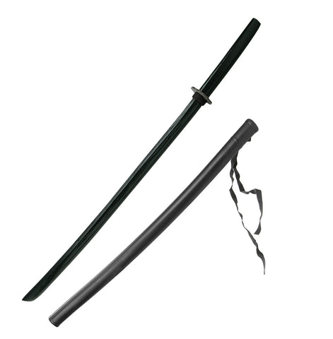 Sword, Wood Bokken Daito 40", Black, w/ Scbbard