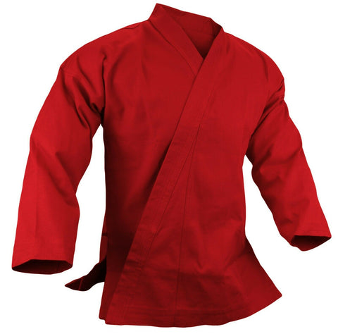 Karate Jacket, 12 oz. Heavy Cotton, Red