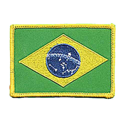 Patch, Flag, Brazil 3.5"