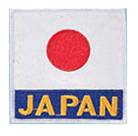 Patch, Flag, Japan w/ Japan 3.75"