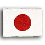 Patch, Flag, Japan 3.5"