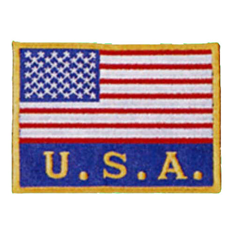 Patch, Flag, USA w/ USA 4"