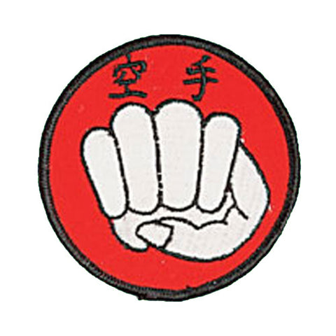 Patch, Logo, Karate in Circle 4"