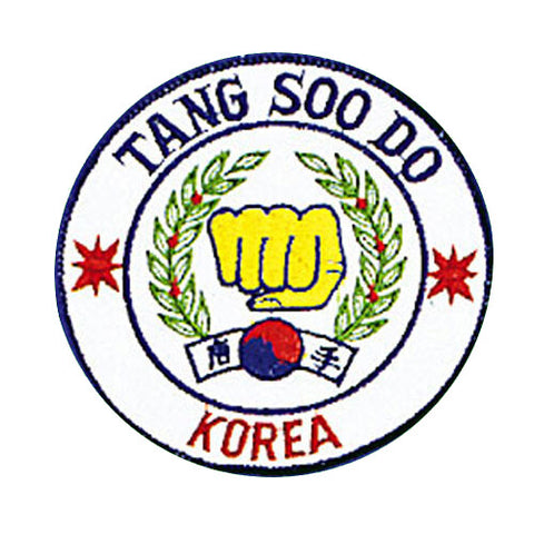 Patch, Logo, Tangsoodo, White 4"