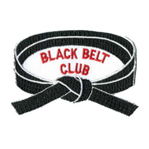 Patch, Team, Black Belt Club Inside Belt 3.75"
