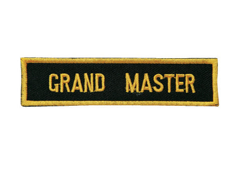 Patch, Title, Grand Master 4"