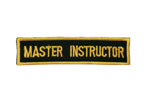 Patch, Title, Master Instructor 4"