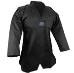 Taekwondo Uniform (V-Neck), Student, Black