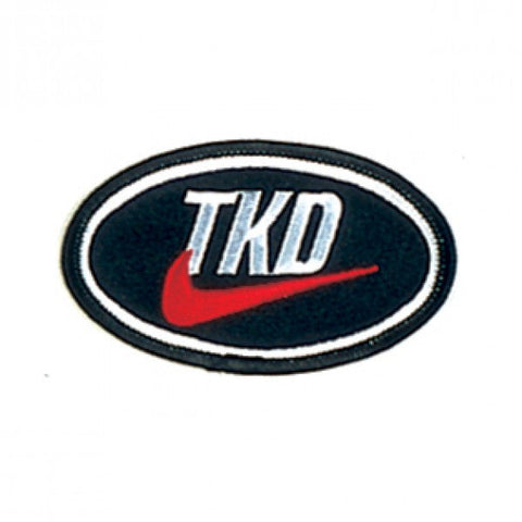 Patch, Logo, TKD w/ Nike Swoosh, 3.75"