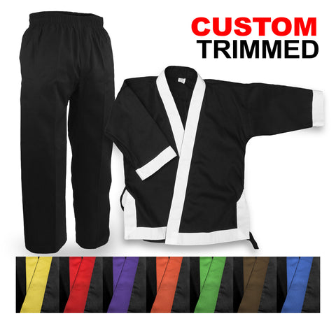 Custom Trim, Uniform,  Light Weight, Black