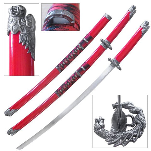 Sword, Metal, Samurai, 43" (SE-85RD)