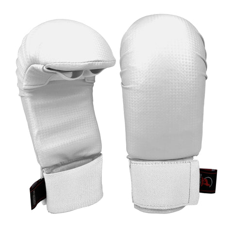 Karate Gloves, (WKF Style) White