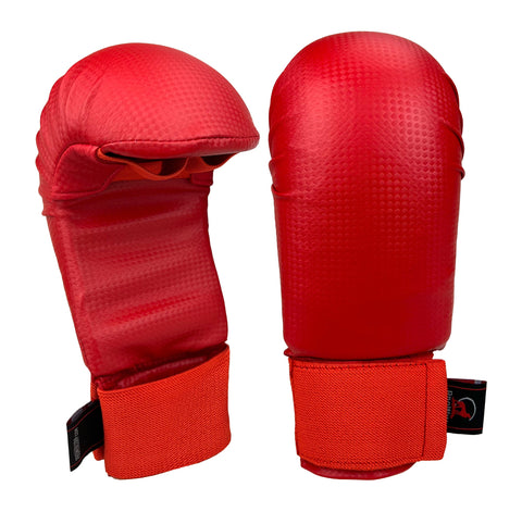 Karate Gloves, (WKF Style) Red