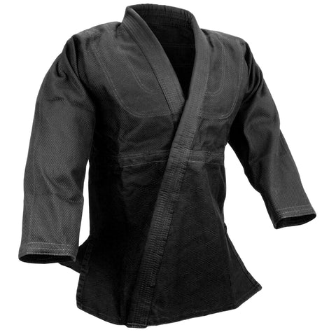 Judo Jacket, Single Weave, Black