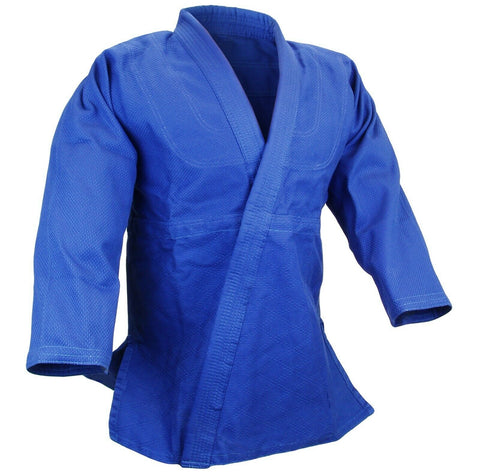 Judo Jacket, Single Weave, Blue