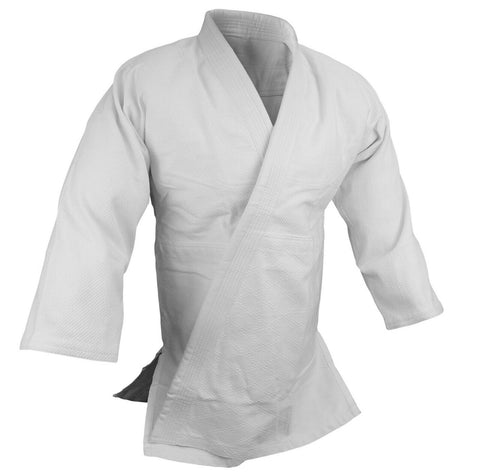 Judo Jacket, Single Weave, White