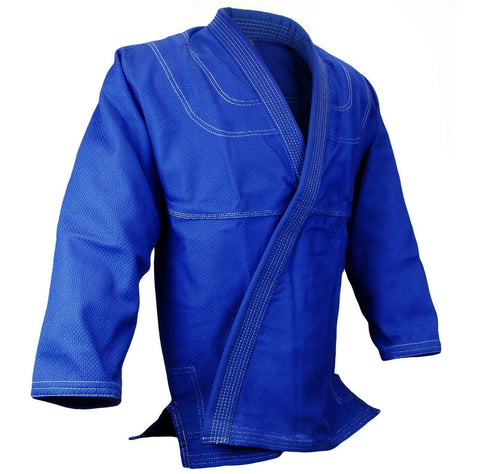 Jiu Jitsu Jacket, Single Weave, Blue