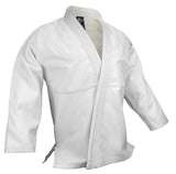 Jiu Jitsu Uniform, Single Weave, White