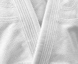 Jiu Jitsu Uniform, Diamond/Double Weave, White