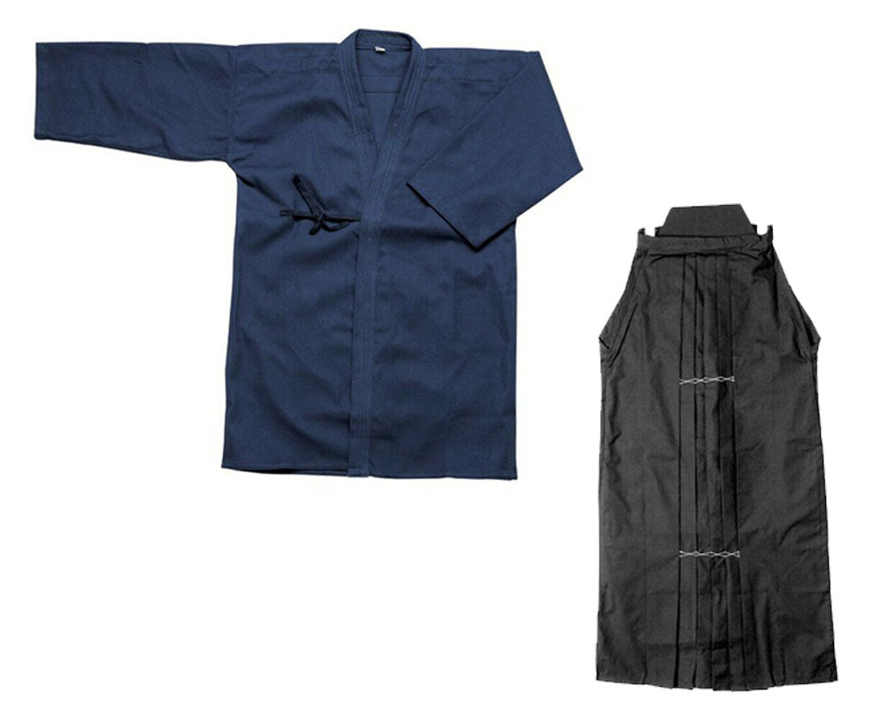 Kumdo Uniform Set, Jacket and Hakama, Navy Blue/Black – Prowin Corp.