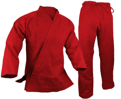 Karate Uniform, 12 oz. Heavy, Red