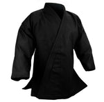Karate Jacket, 14 oz. Heavy Cotton, Black