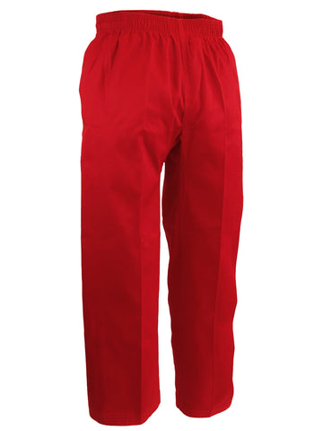 Karate Pants, Light Weight, Red