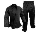 Karate Uniform, Medium Weight, Black