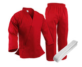 Karate Uniform, Student, Light Weight, Red