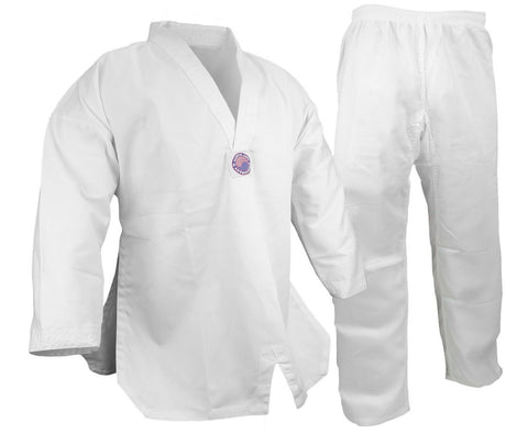 Taekwondo Uniform (V-Neck), Student, White