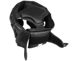 Head Gear, Leather (Closed Chin), Deluxe, Black