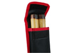 Carrying Case, Escrima Case, Canvas, Black/Red