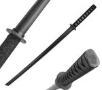 Sword, Wood, Bokken, Daito, 39" (Black Wrap), Black