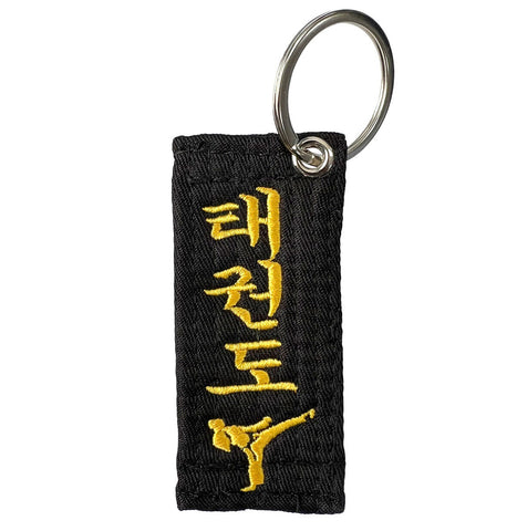 Key Chain- Black Belt,TKD Logo
