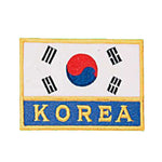 Patch, Flag, Korea w/ Korea 4"