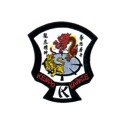 Patch, Logo, Kenpo Crest Tiger/Dragon