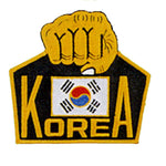 Patch, Logo, Korea w/ Fist