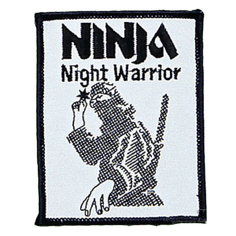 Patch, Logo, Ninja, Night Warrior
