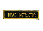 Patch, Title, Head Instructor