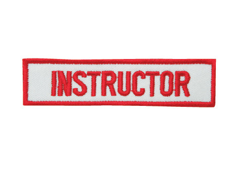 Patch, Title, Instructor, Red