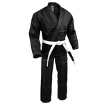 Jiu Jitsu Uniform, Single Weave, Black
