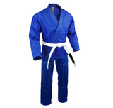 Jiu Jitsu Uniform, Diamond/Double Weave, Blue